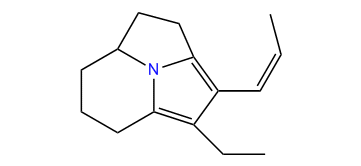 (Z)-5-Ethyl-4-(prop-1-enyl)-1,2,6,7,8,8a-hexahydropyrrolo[2,1,5-cd]indolizine